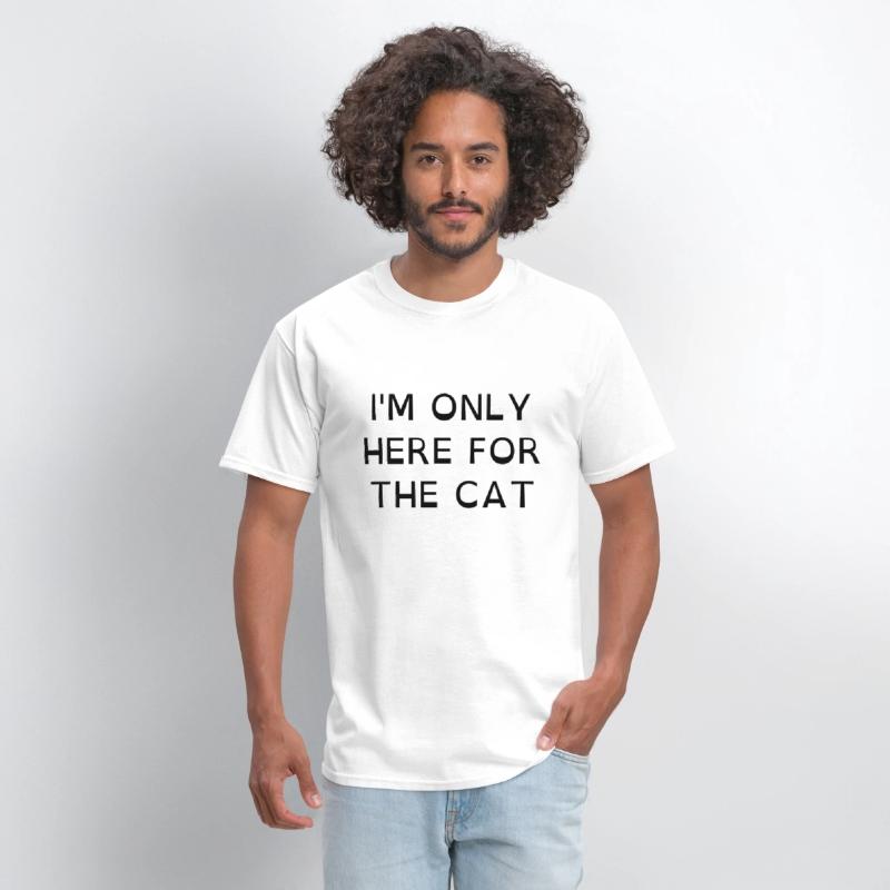Here for the Cat (black text)