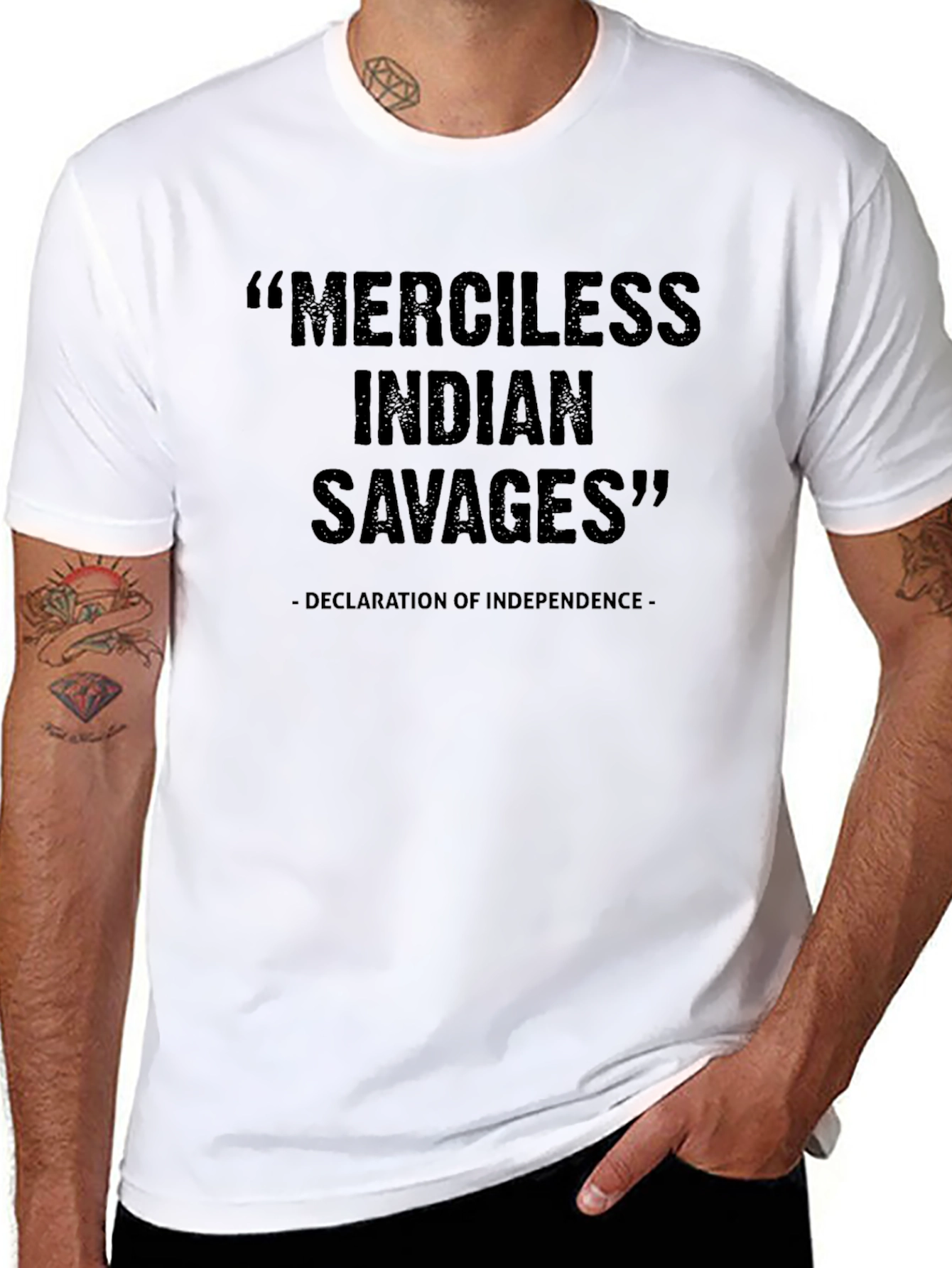Merciless Indian Savages Graphic T-Shirt