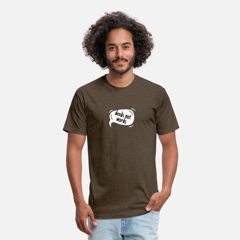 High School Running T-Shirt, Deeds Not Words, Unis