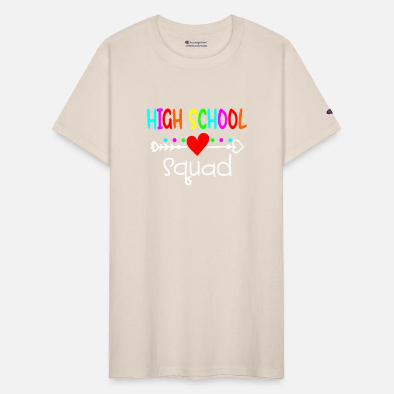 High School Squad Teacher Student Kid Back To