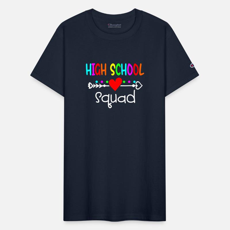 High School Squad Teacher Student Kid Back To
