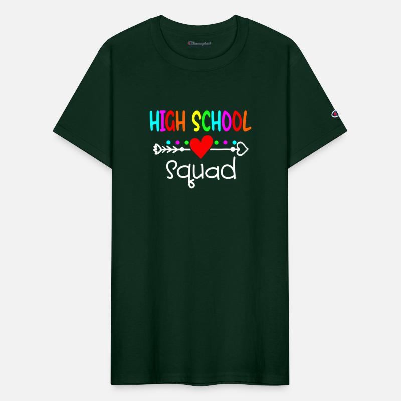 High School Squad Teacher Student Kid Back To
