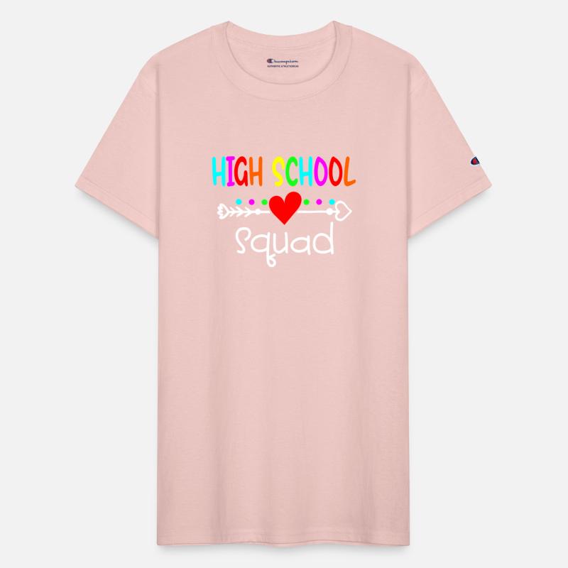 High School Squad Teacher Student Kid Back To