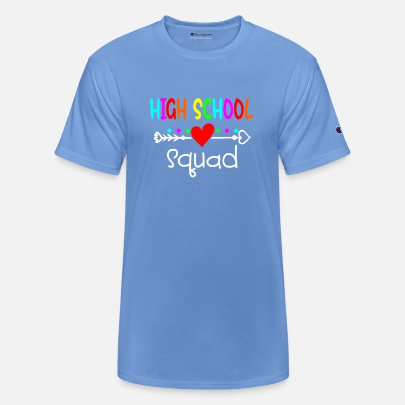 High School Squad Teacher Student Kid Back To