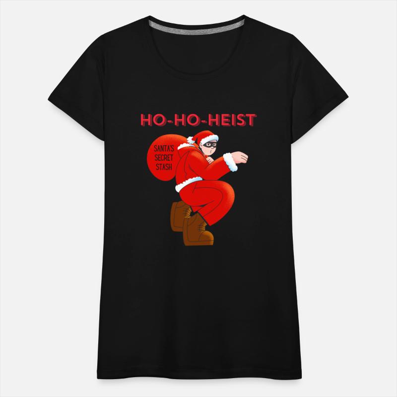 Ho Ho Heist Santa Claus Secret Stash Funny Xmas