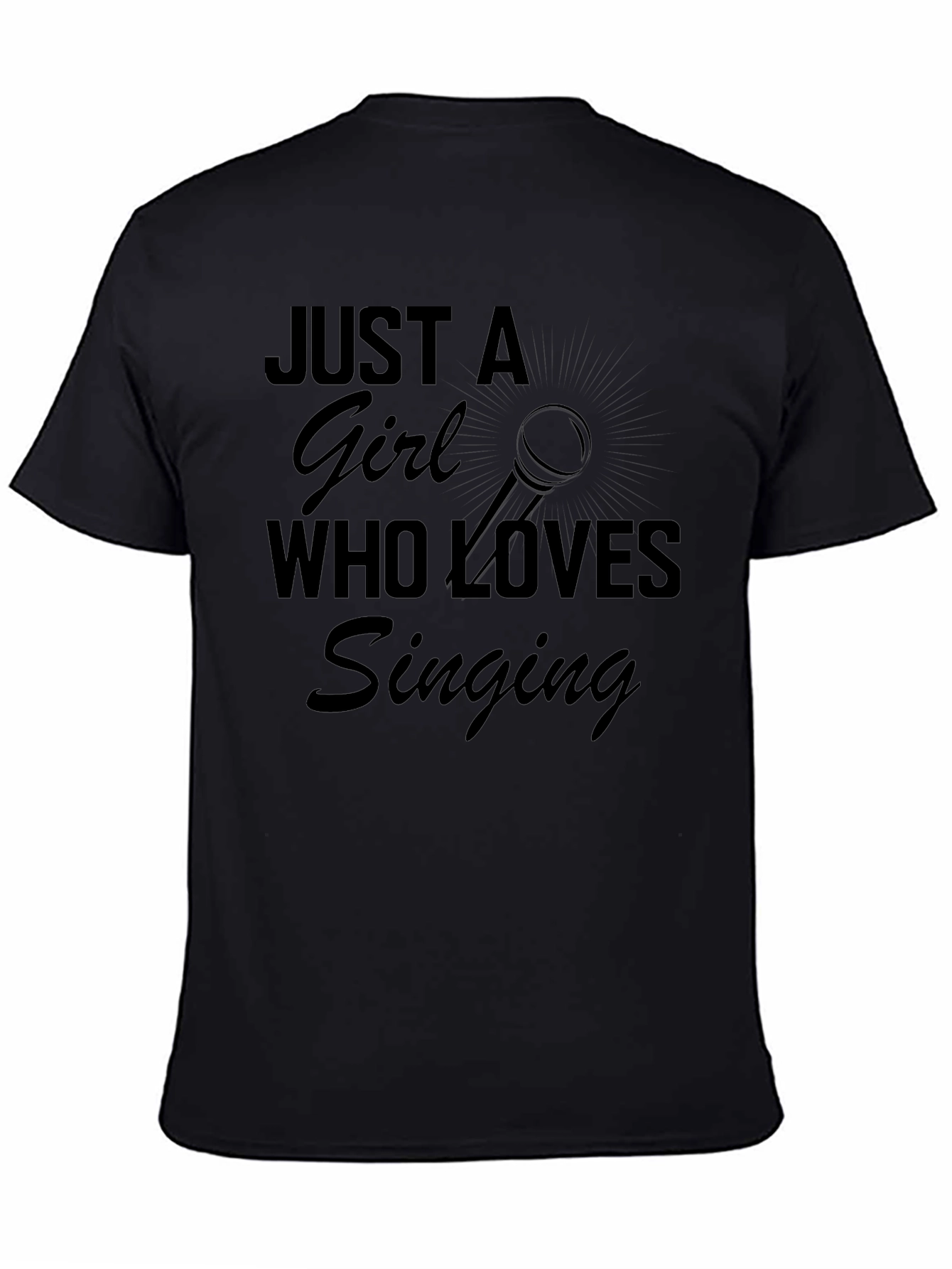 Just a Girl Who Loves Singing T-Shirt