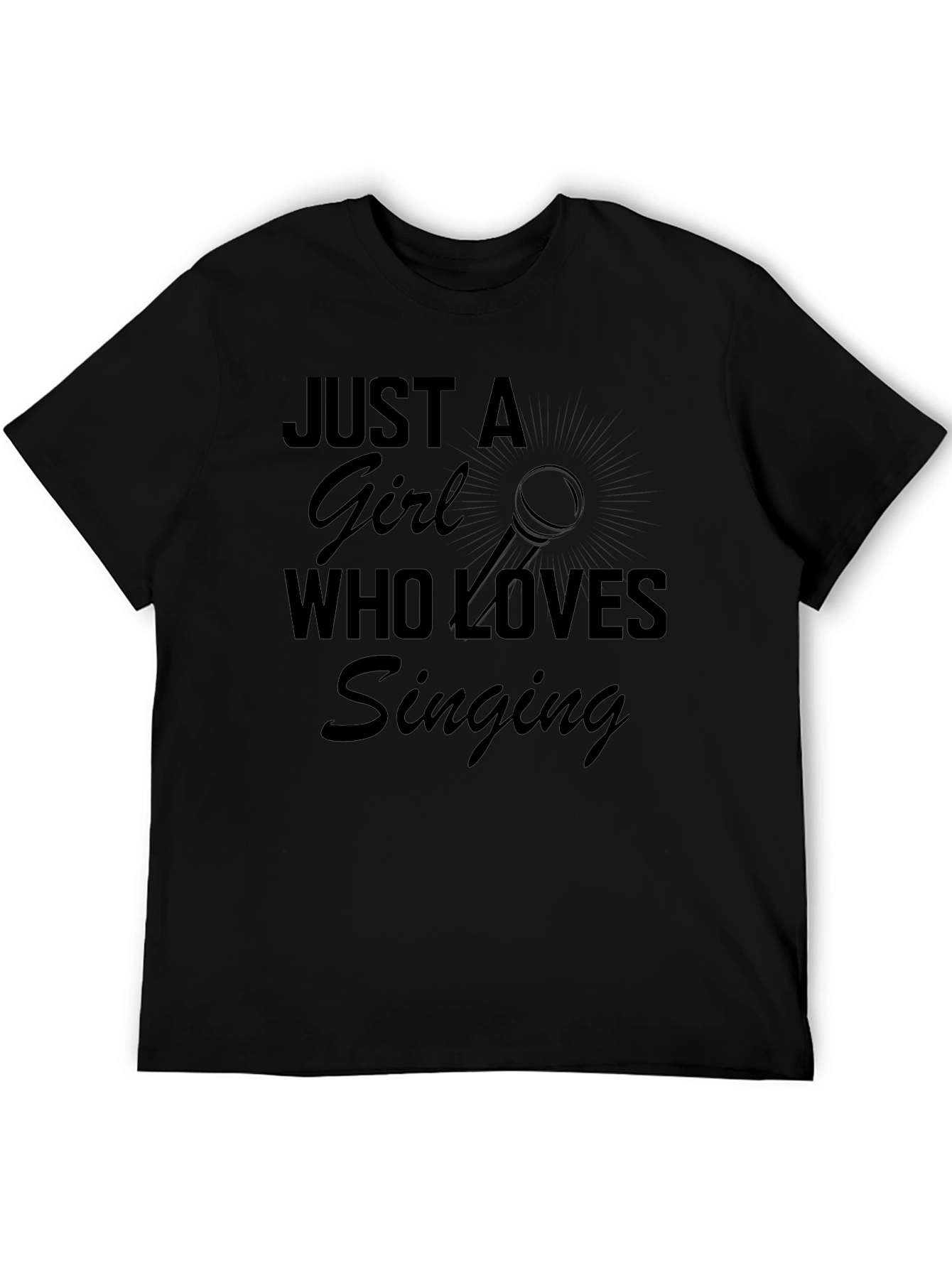 Just a Girl Who Loves Singing T-Shirt