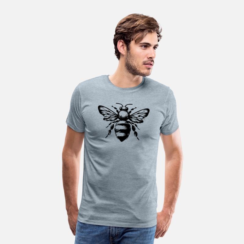 Honey Bee Insect Art Vector path4