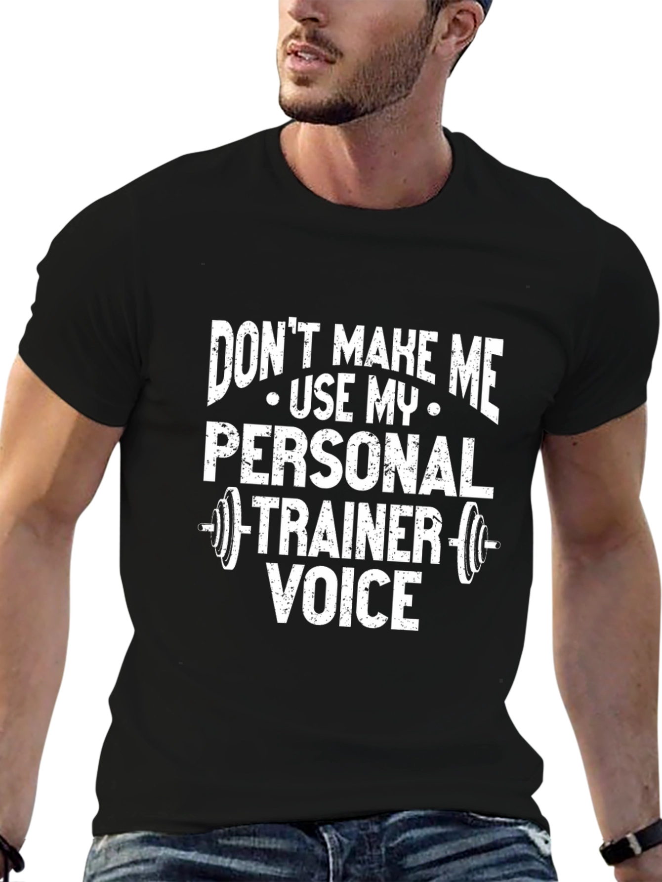 Personal Trainer Voice Black T-Shirt