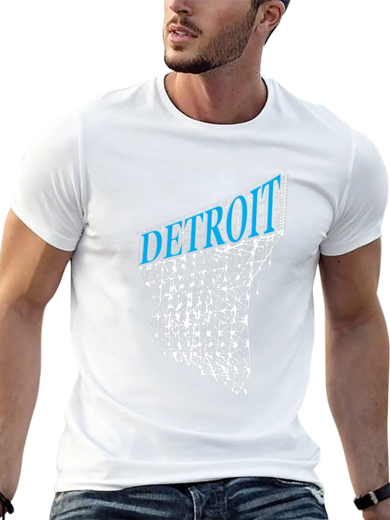 Detroit Graphic Tee - Urban Style Black T-Shirt