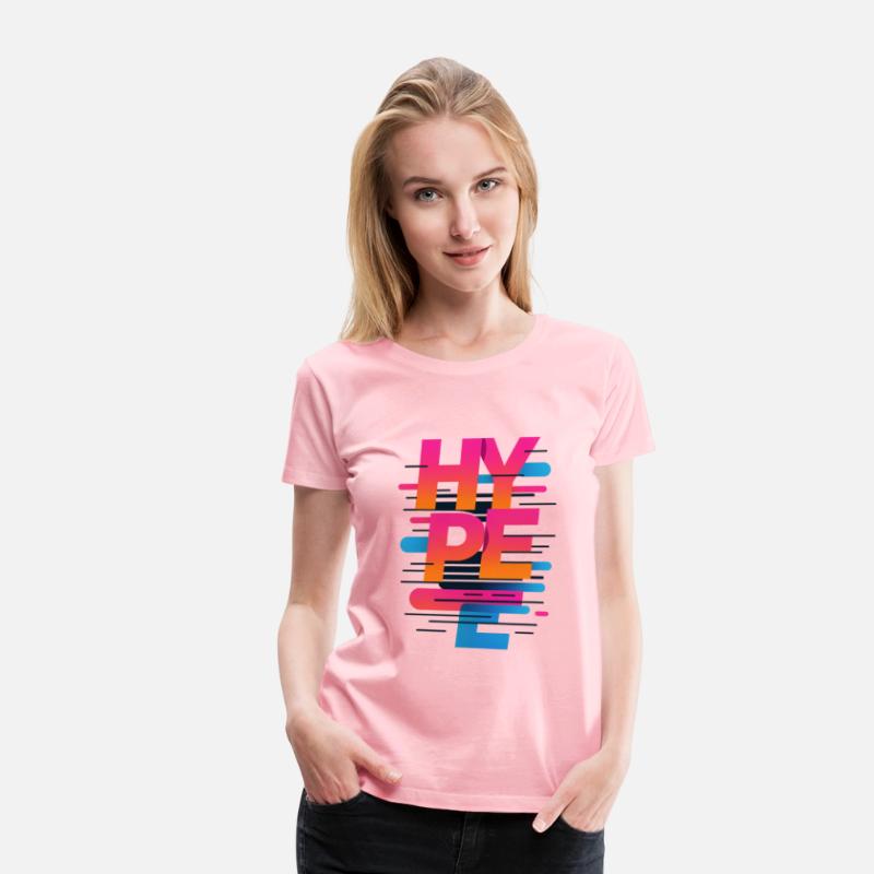 HYPE — Glitched Gradient Typography Art