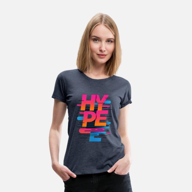 HYPE — Glitched Gradient Typography Art