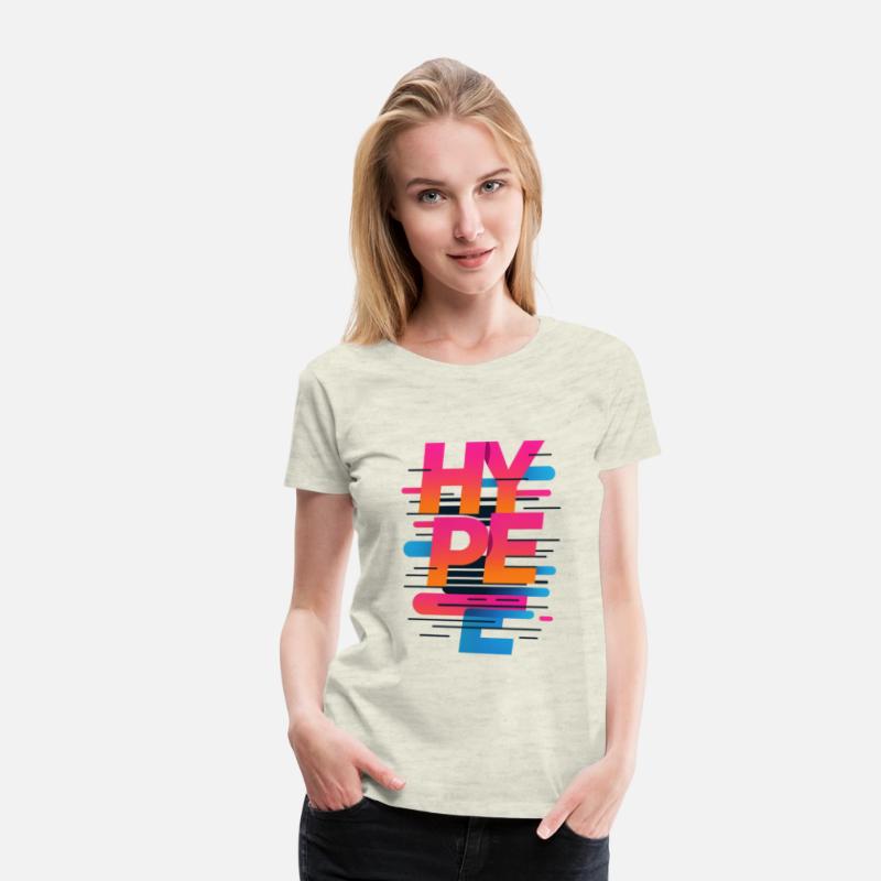 HYPE — Glitched Gradient Typography Art