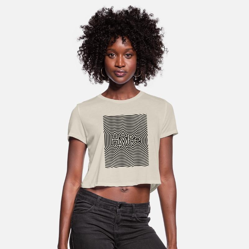 Hype optical illusion op art black lines