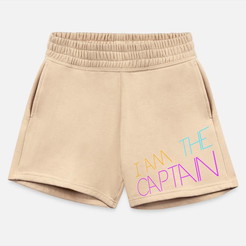 I Am The Captain Sailor Saying Text Quote Fun Logo