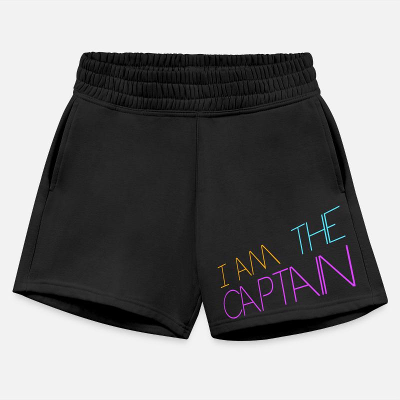 I Am The Captain Sailor Saying Text Quote Fun Logo