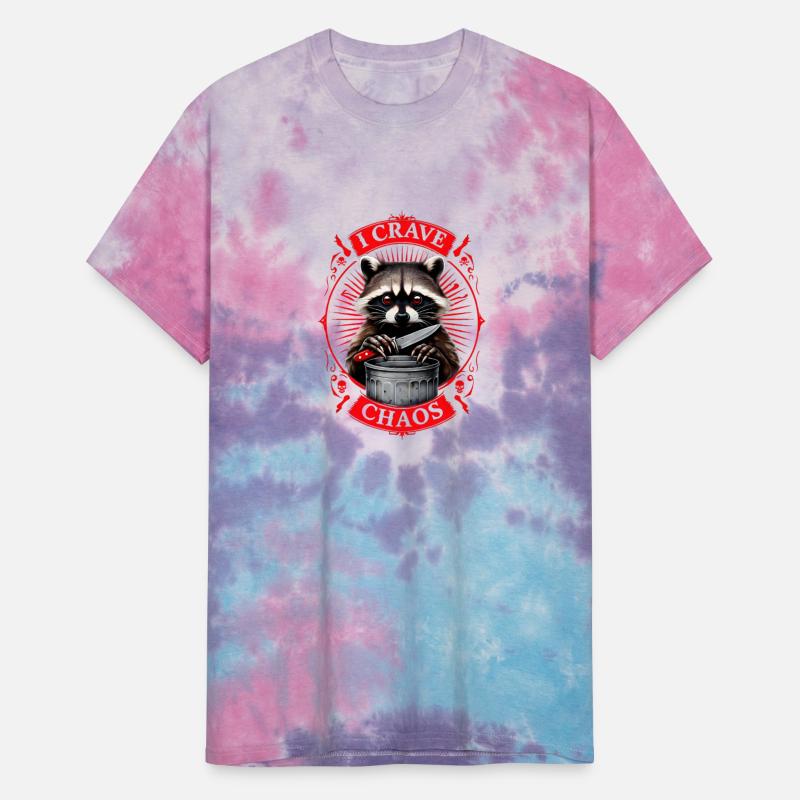 I Crave Chaos Raccoon Funny Dark Humor