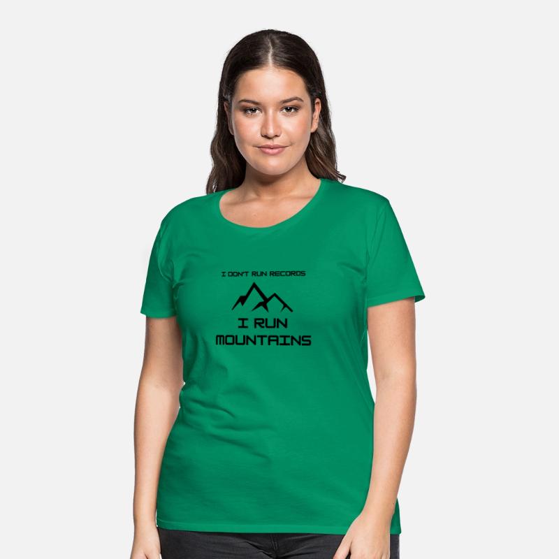 I don't run records, I run mountains