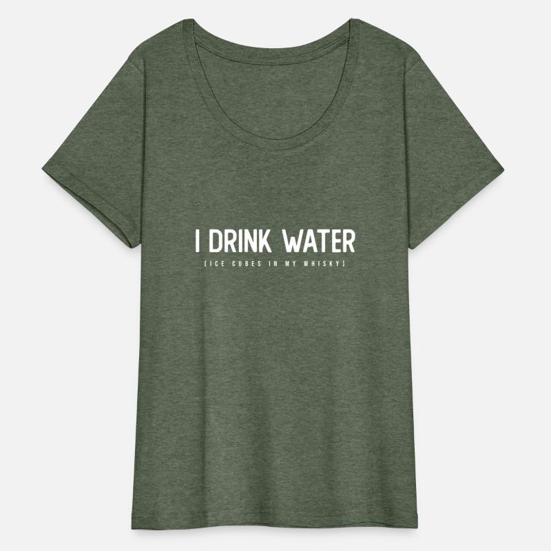 I drink water