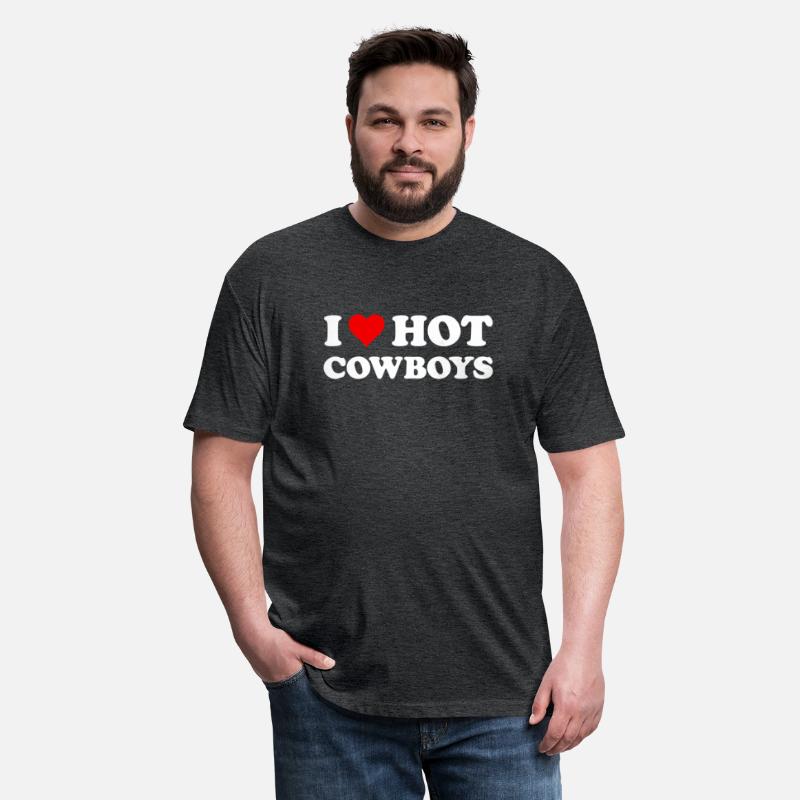 I Love Hot Cowboys Western Rodeo