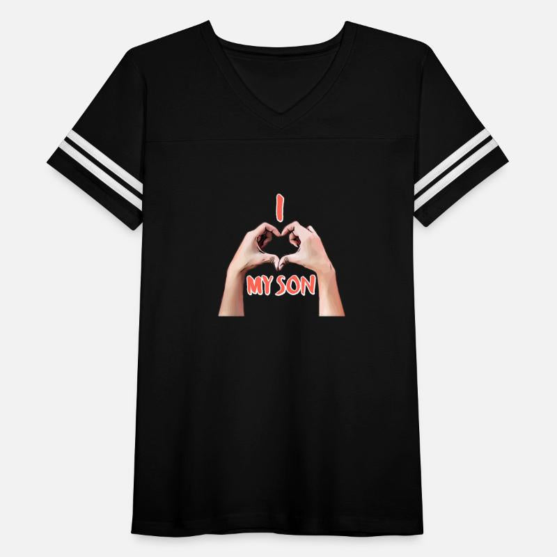 I love my son heart hands