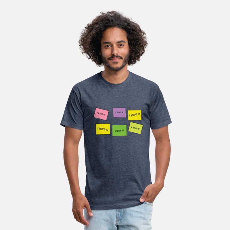 I love u post it design