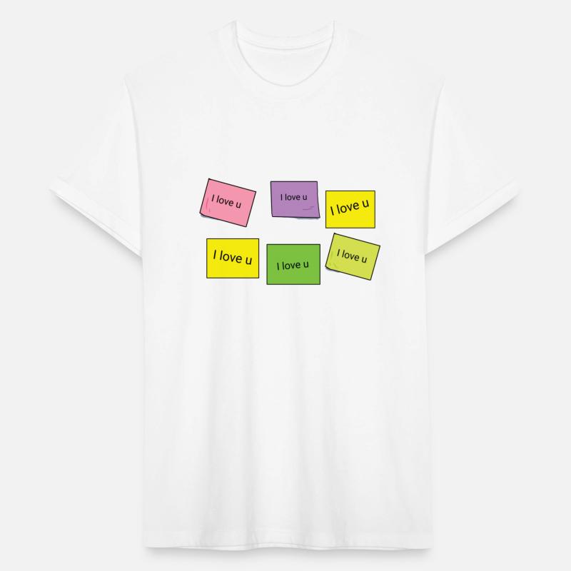 I love u post it design