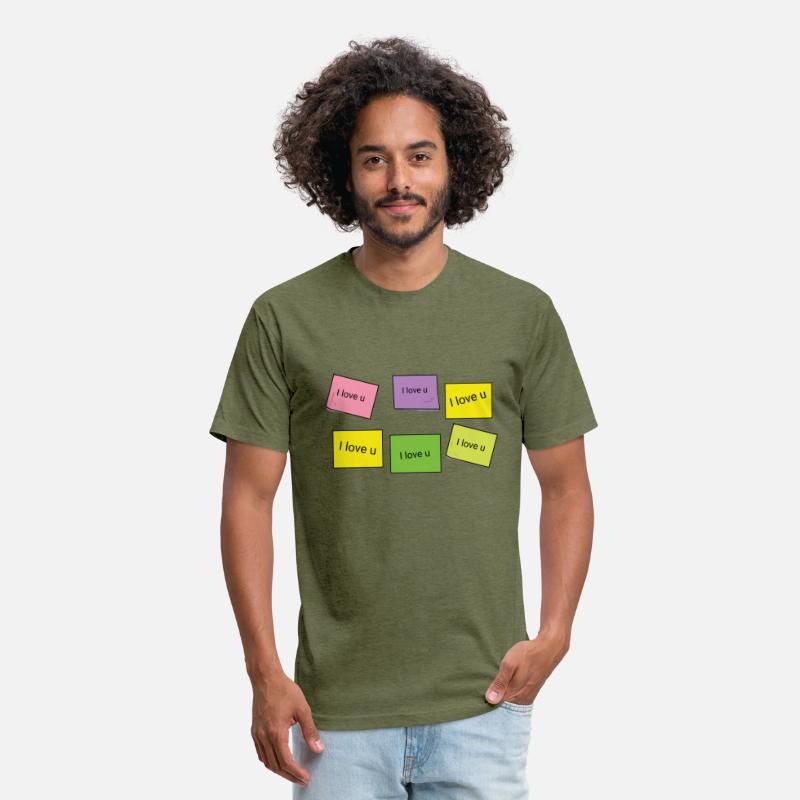 I love u post it design