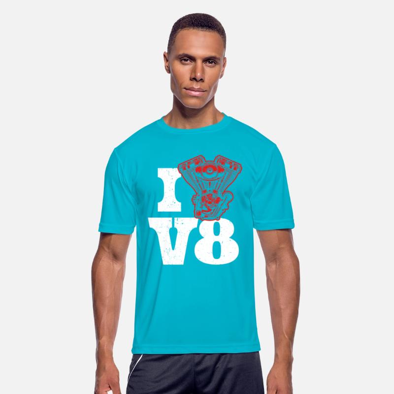 I Love V8 Gearhead Car Lover Tuning Petrolhead