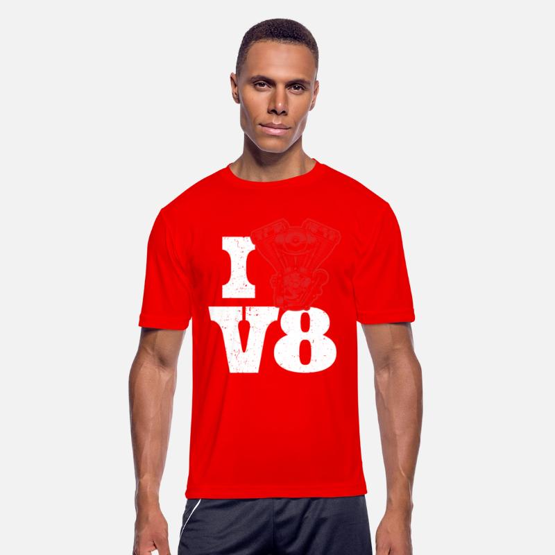 I Love V8 Gearhead Car Lover Tuning Petrolhead