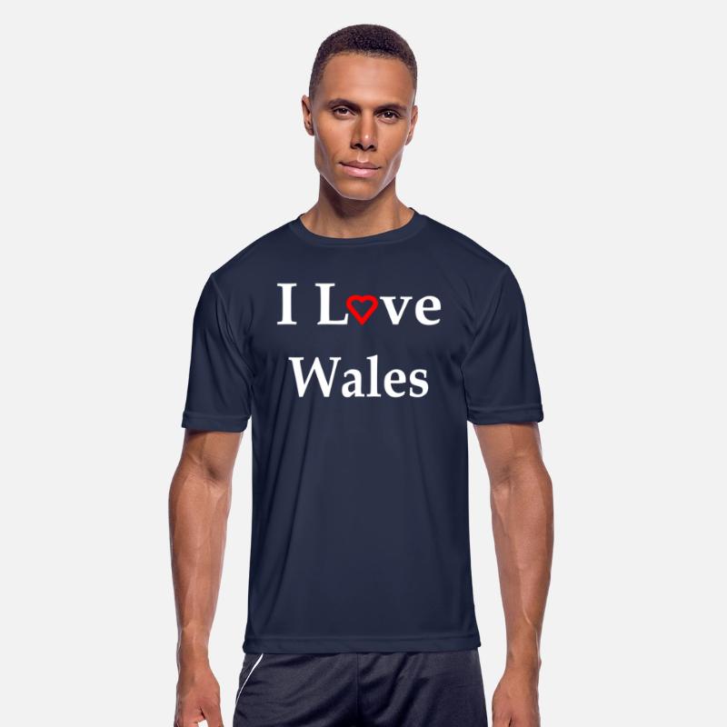 I Love Wales Red Heart Text w