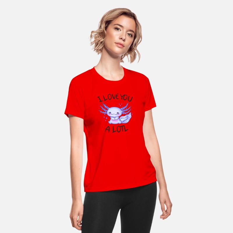 I Love You A Lotl Axolotl In Love