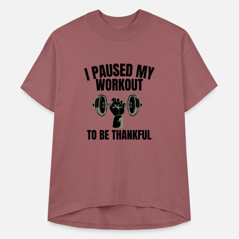 I paused my workout to be thankful