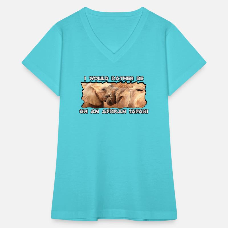 I Would Rather Be African Safari Elephant Tug