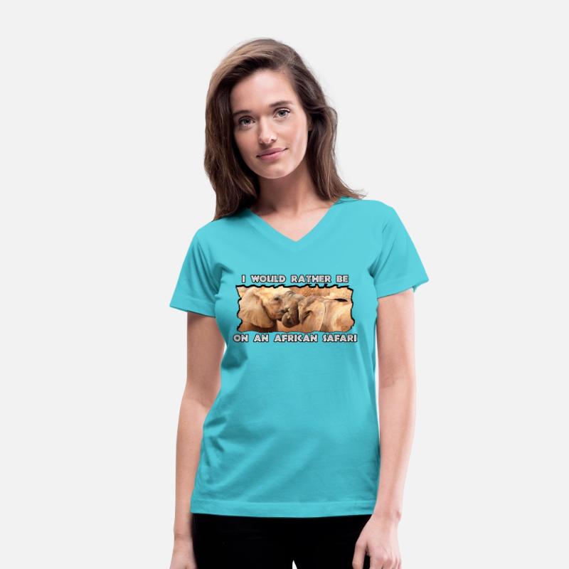 I Would Rather Be African Safari Elephant Tug