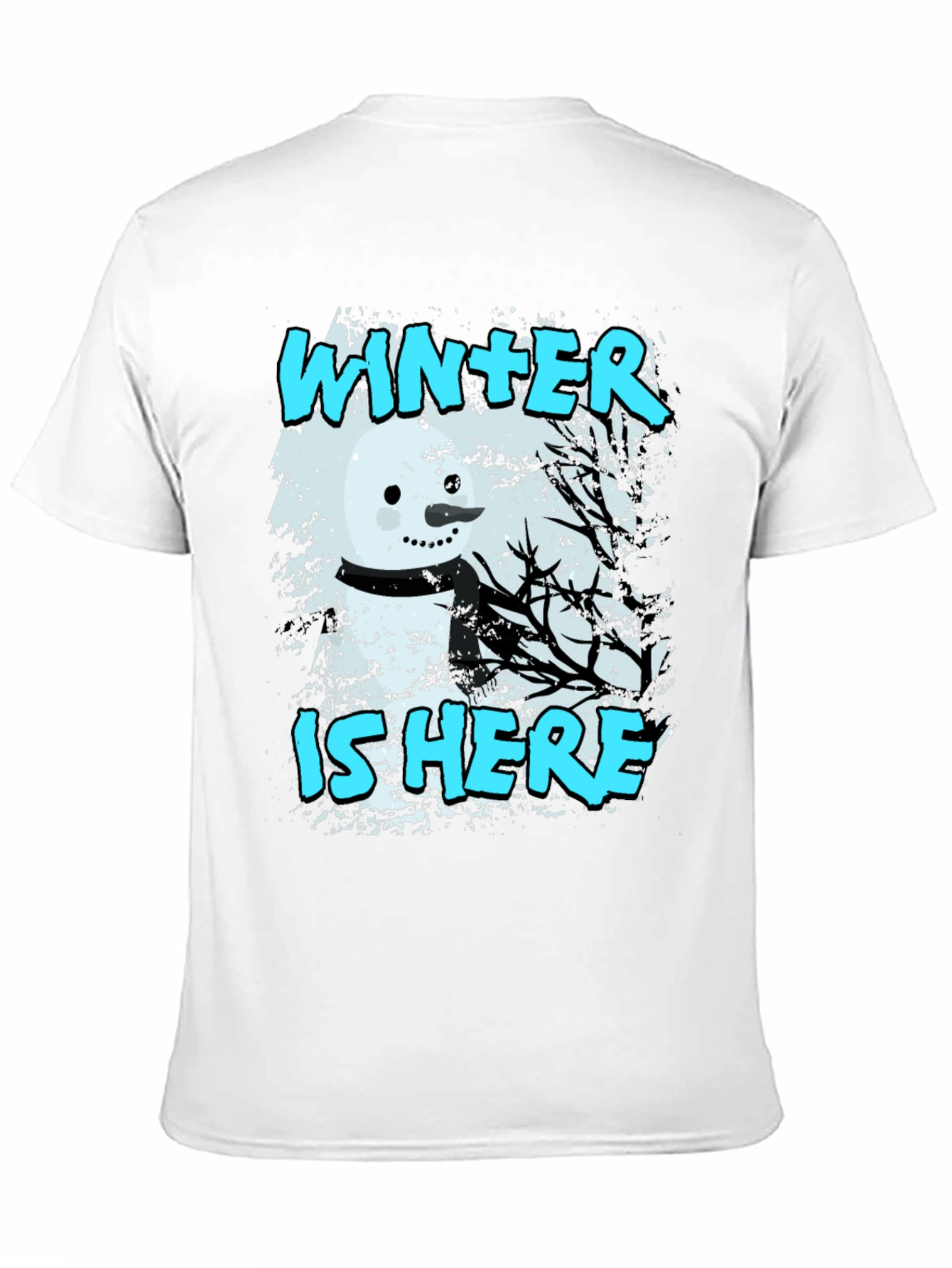 Winter is Here Snowman Graphic Tee