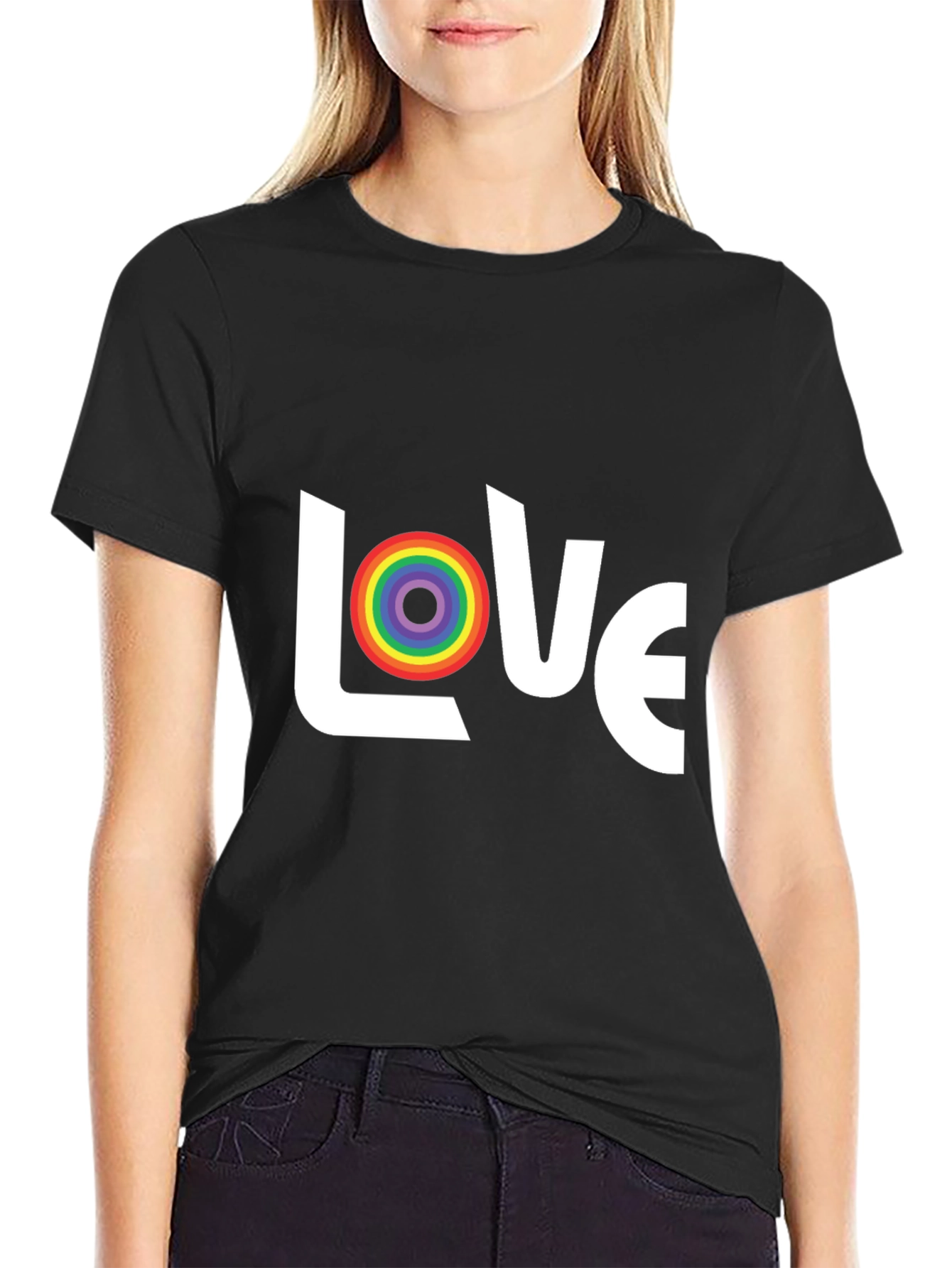 Love Rainbow Graphic T-Shirt - Pride & Equality