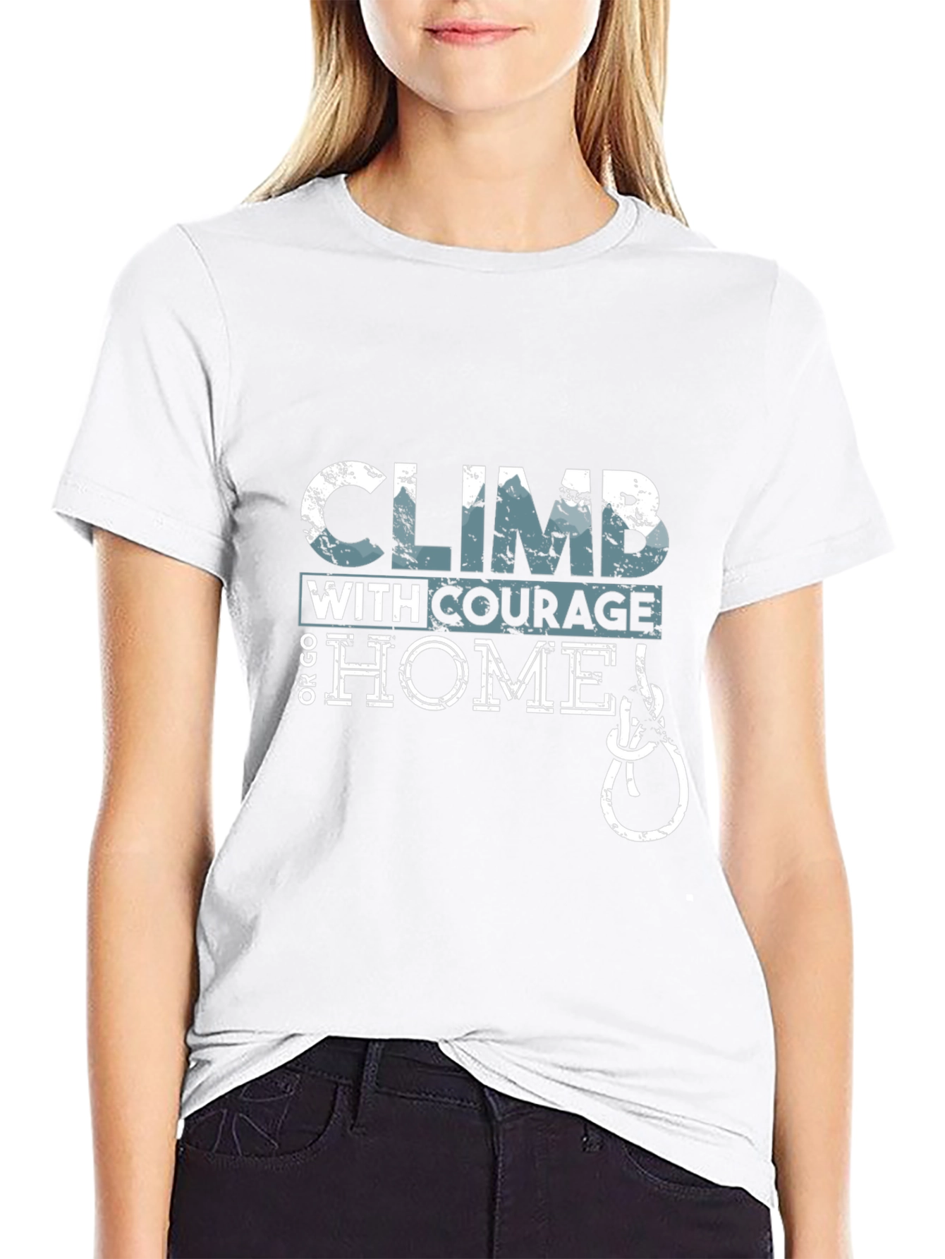 Climb with Courage Graphic T-Shirt