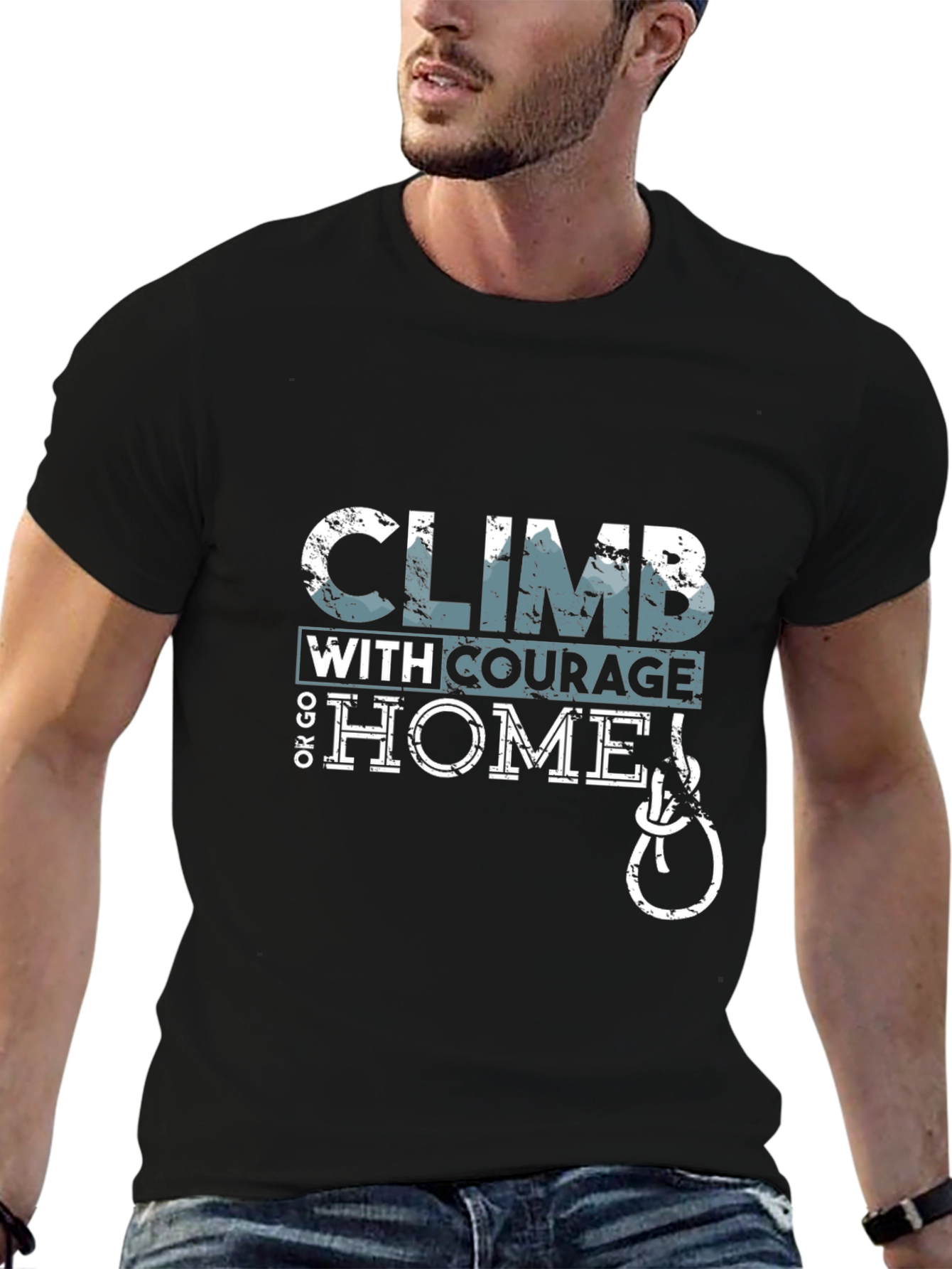 Climb with Courage Graphic T-Shirt