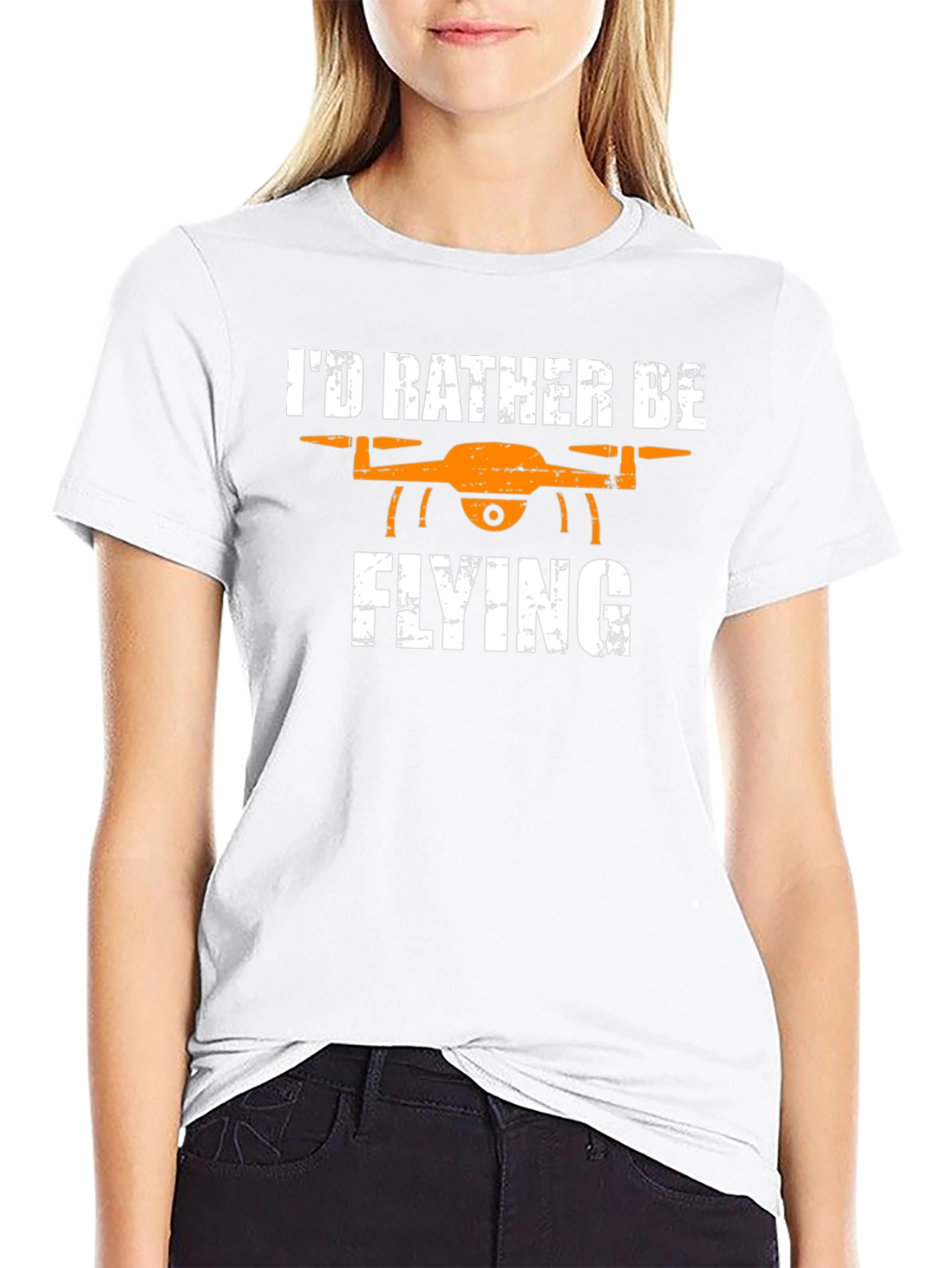 Id Rather Be Flying Drone T-Shirt