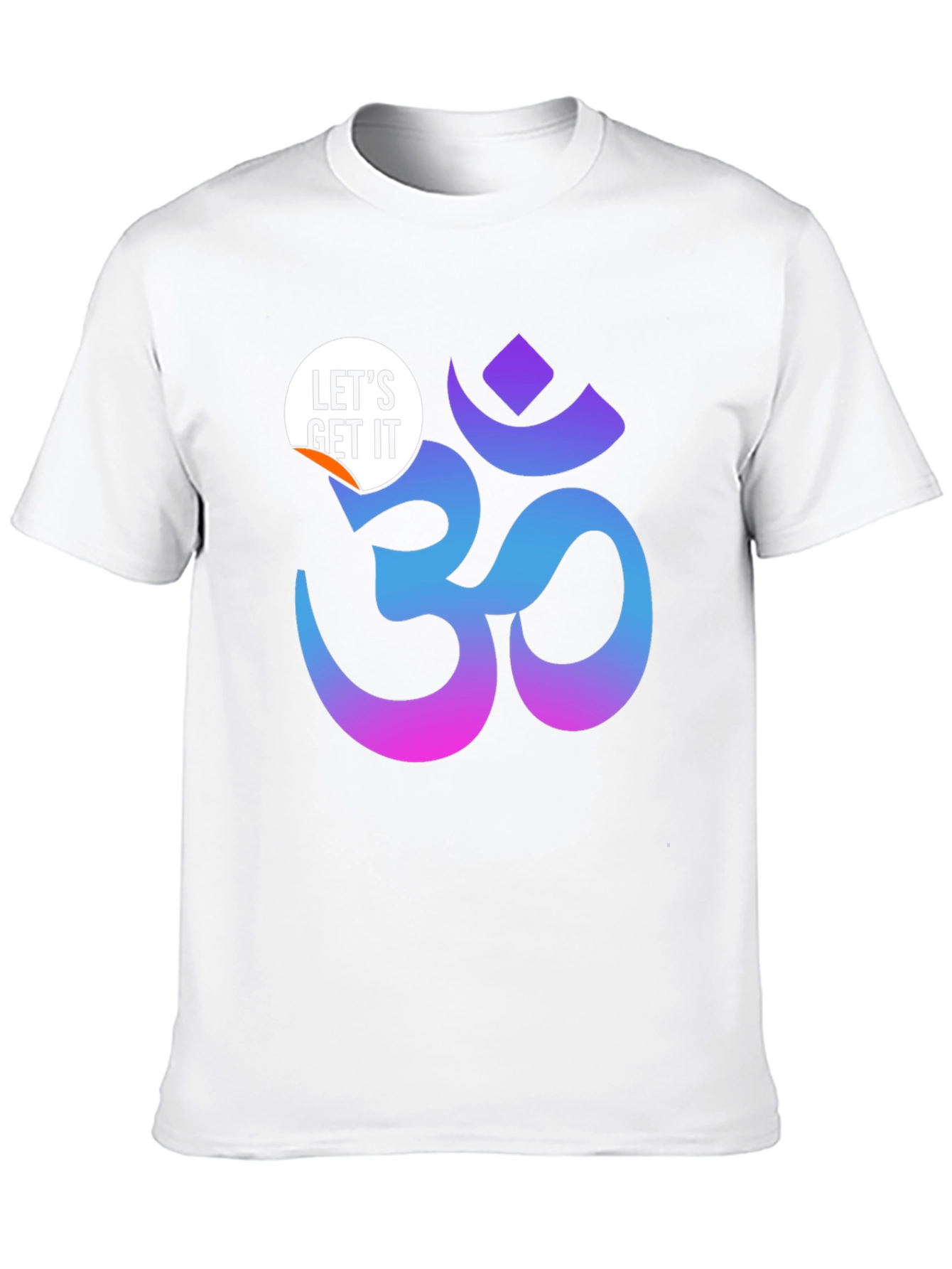Ombre Om Symbol Black T-Shirt