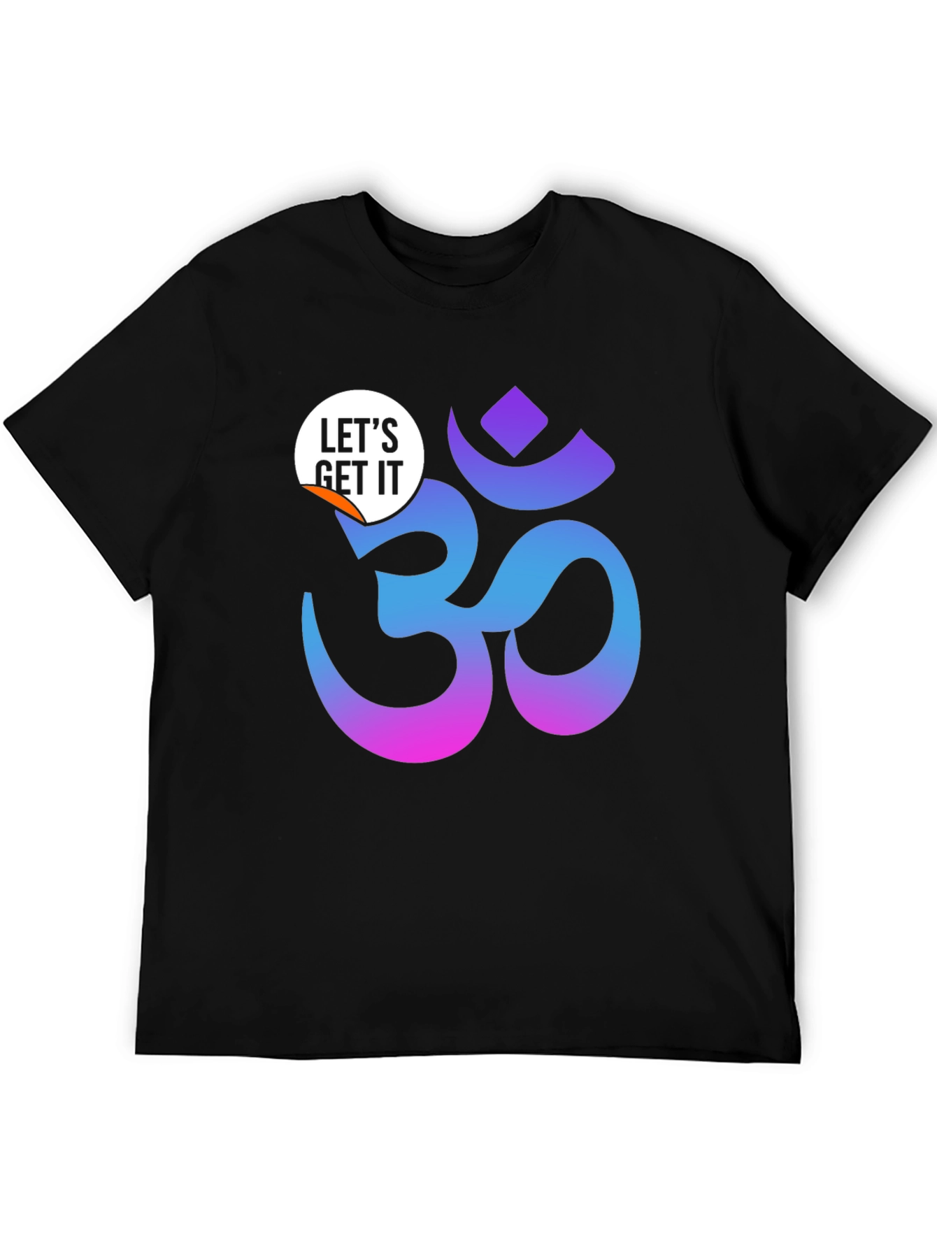 Ombre Om Symbol Black T-Shirt