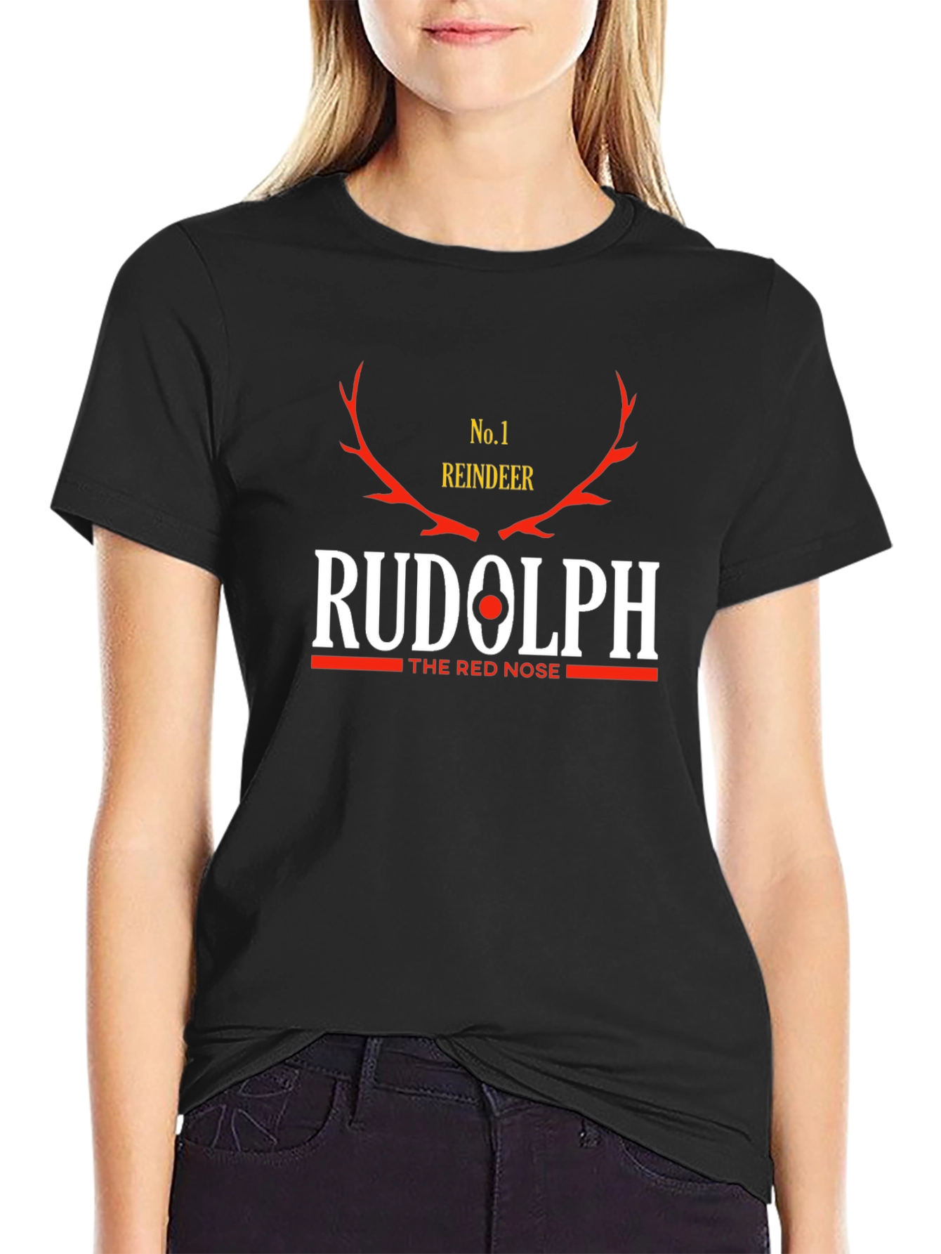 Rudolph Red Nose Reindeer Graphic T-Shirt