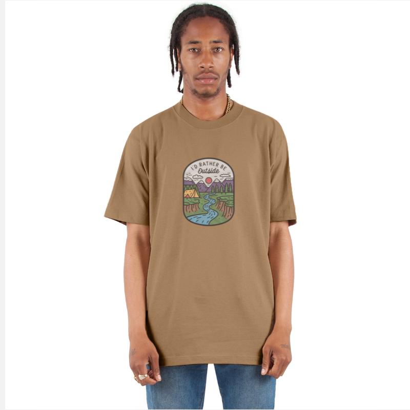 I'd Rather Be Outside - Nature Camping Scene
