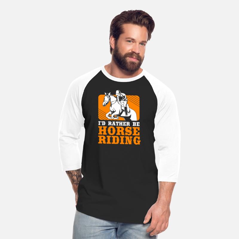 Id Rather Be Riding Horse Funny Show Jumping