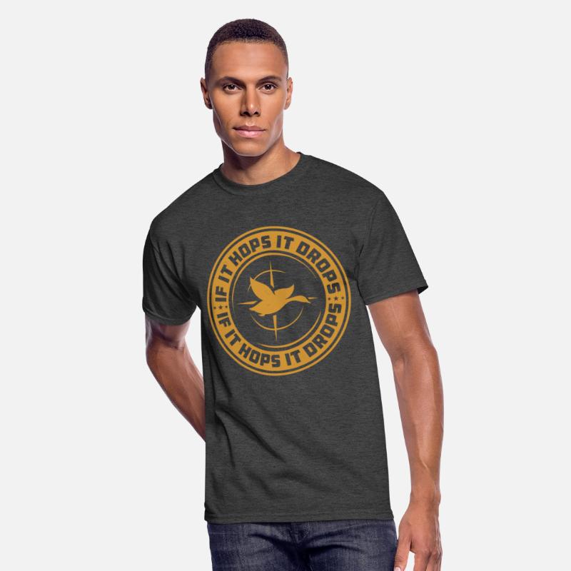 If it hops it drops cool Squirrel Hunt T-shirts