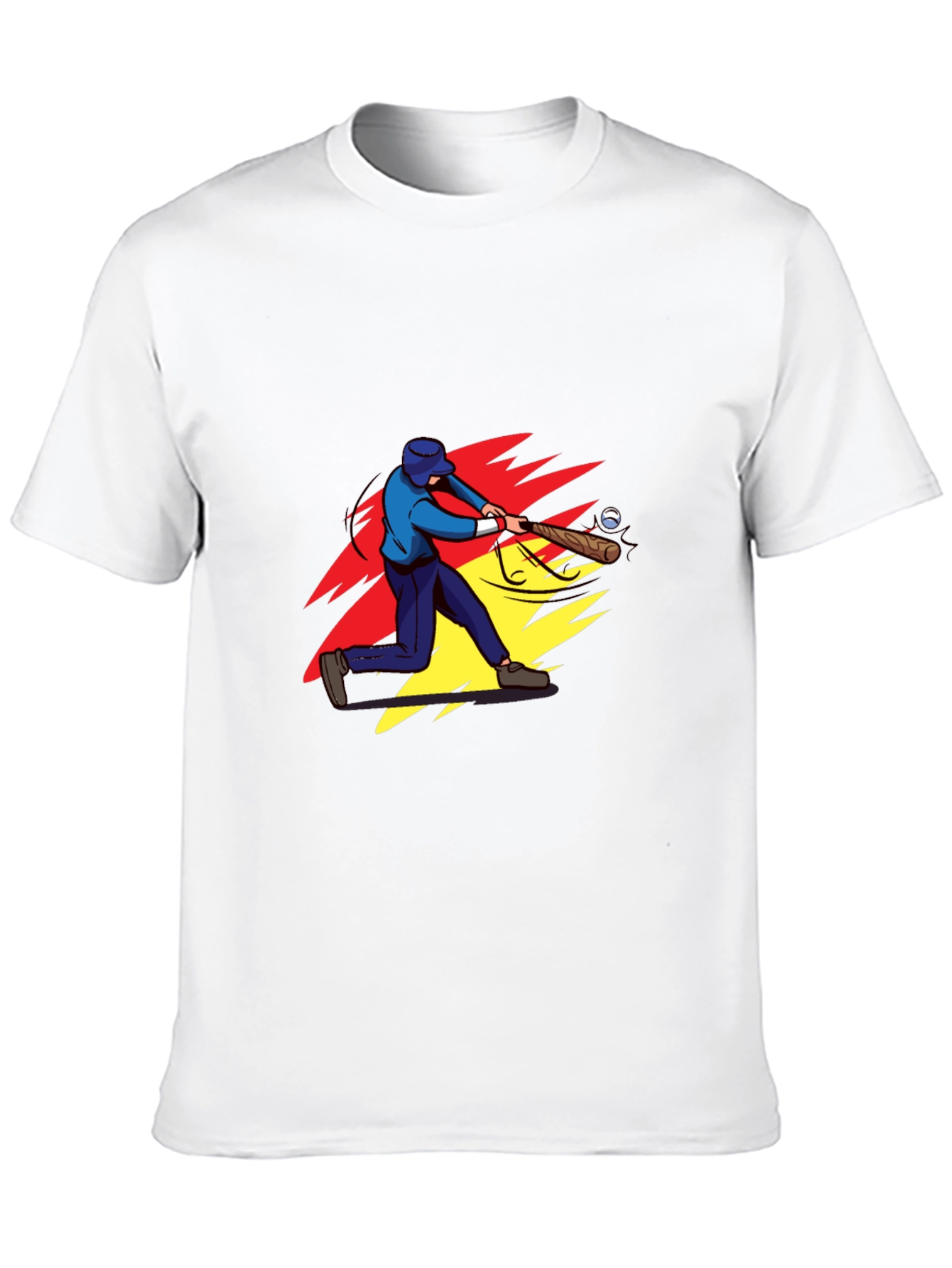 Baseball Player Graphic Tee - Stylish Mens Shirt