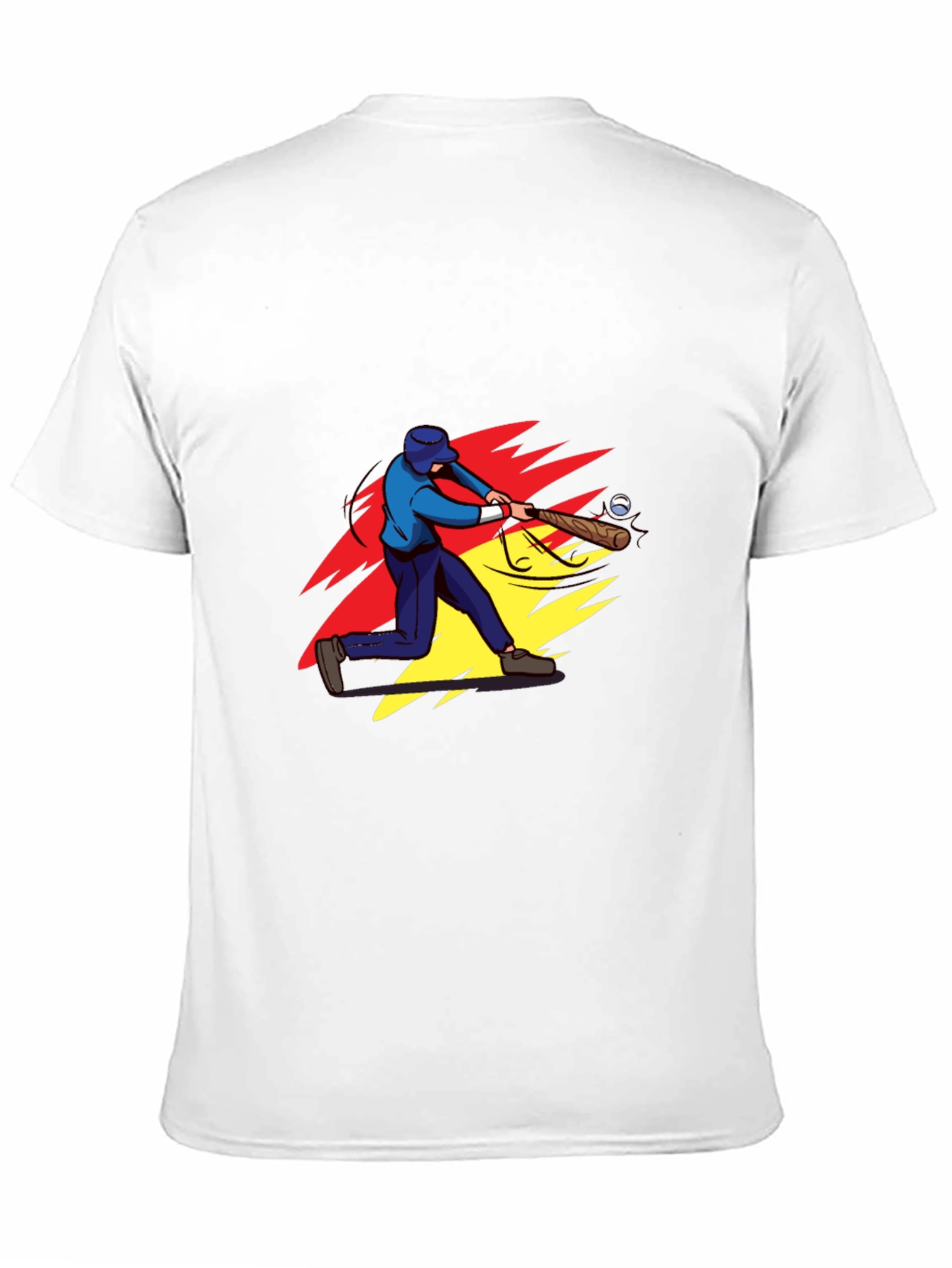 Baseball Player Graphic Tee - Stylish Mens Shirt