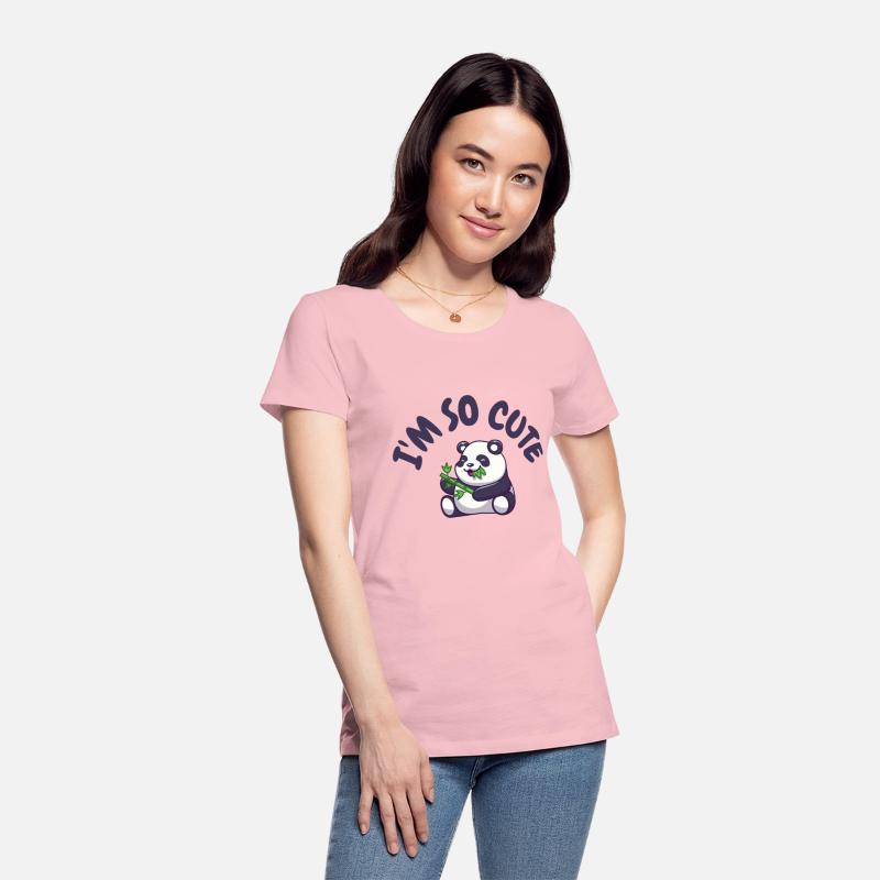 I’m So Cute –Smiling Panda Design for Animal Lover