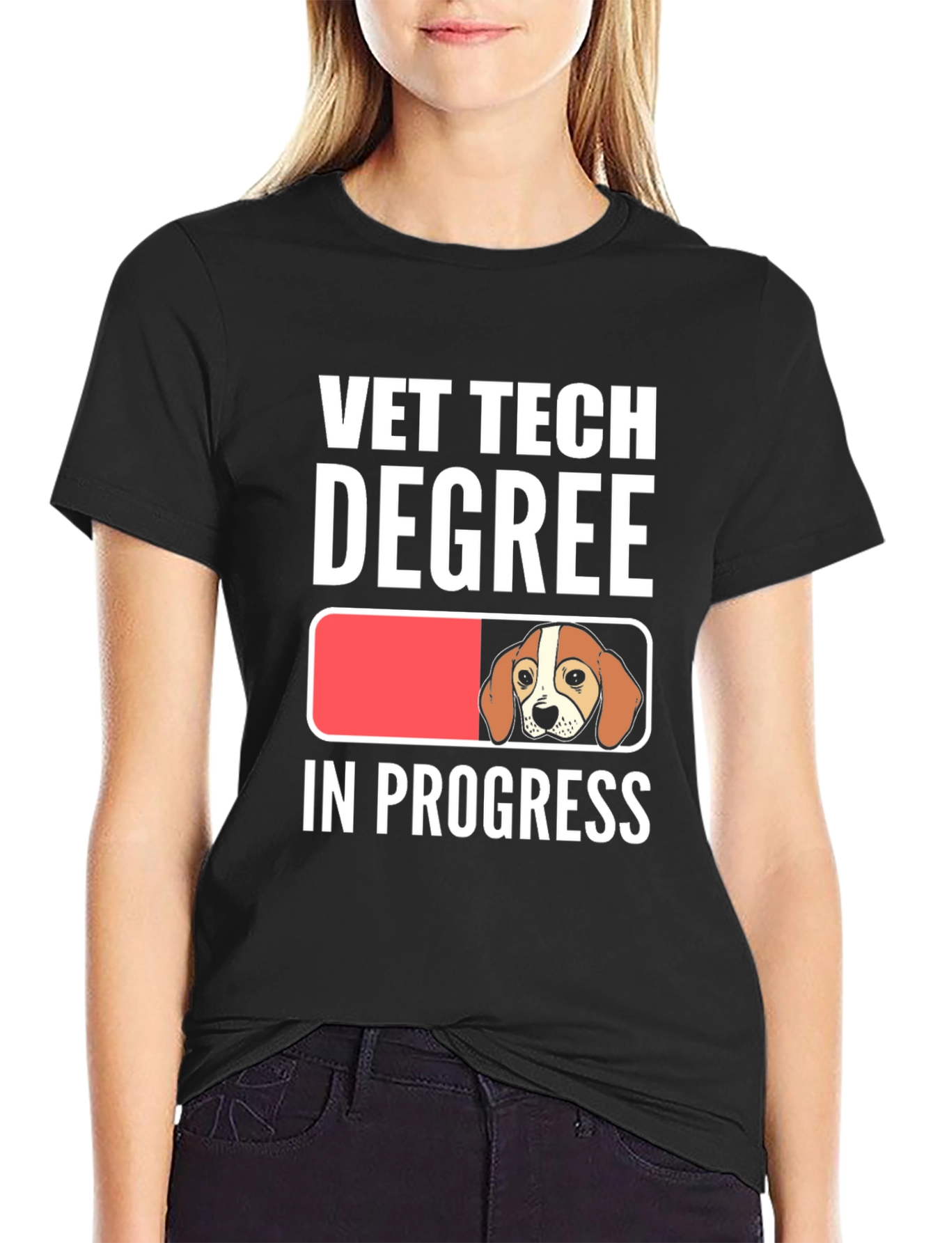 Vet Tech Degree In Progress Graphic T-Shirt